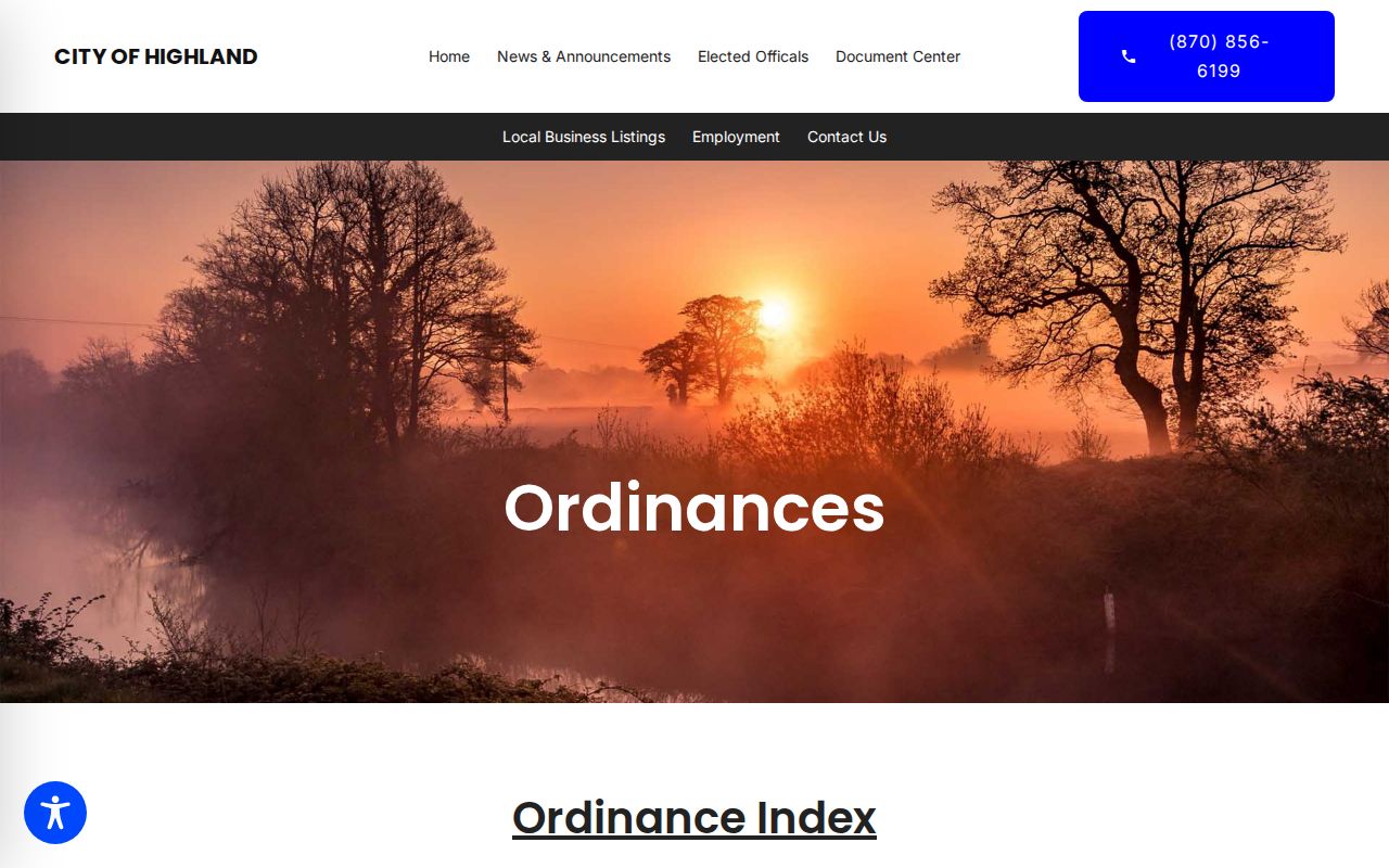 Highland police duty ordinance information